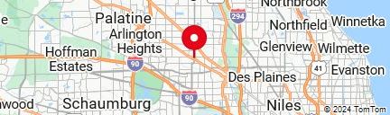 Map of  Village of Mount Prospect Illinois - Fridays on  the Green 2022 Schedule 17 May 2022 ( news ) 